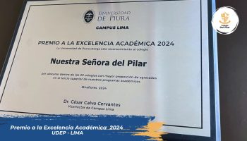 Reconocimiento a la Excelencia Académica  UDEP – 2024